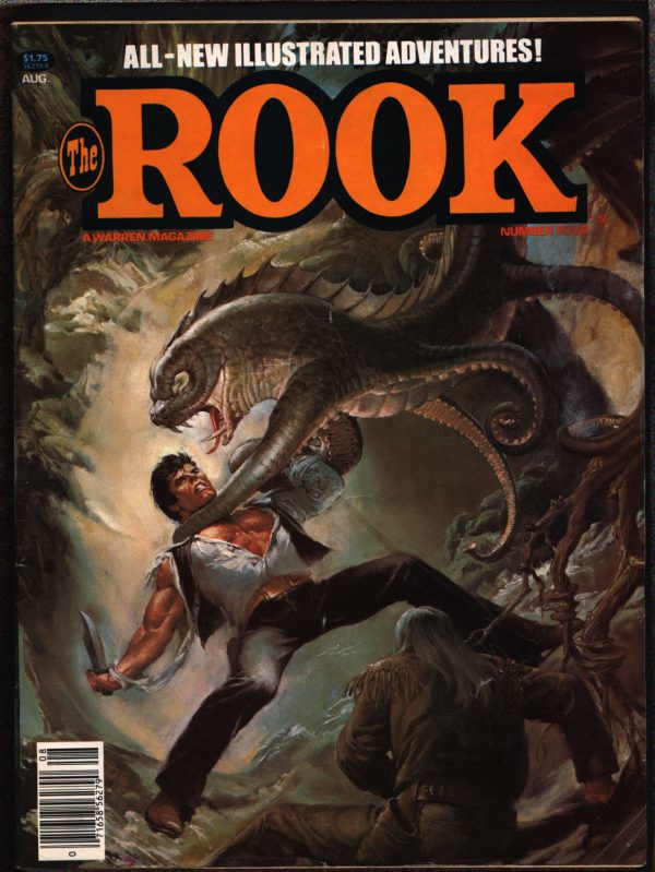 Warren Comics Magazine, The ROOK #4, time-travel, Bill Dubay, Bravo For Adventure, Alex Toth, Alfredo P. Alcala, Lee Elias For Discount