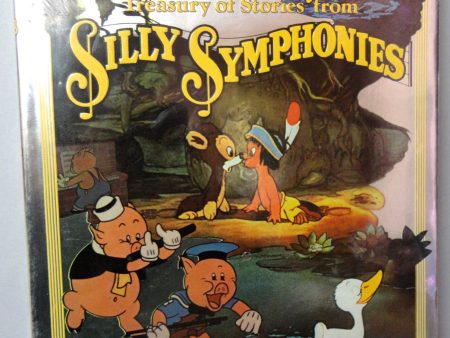 Walt DISNEY s SILLY SYMPHONIES Still Sealed Huge Illustrated Hardcover in Rare Silver Foil Dust Jacket with The Night before Christmas Online Hot Sale