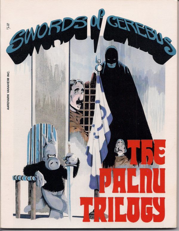 DAVE SIM  Swords of CEREBUS the Aardvark Volume #4 Trade Sized 1st Printing Aardvark-Vanaheim, 1982 Paperback Sword & Sorcery Fantasy Comic Sale