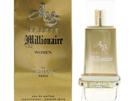 AB Spirit Millionaire by Lomani for Women - 3.3 oz EDP Spray Online Hot Sale