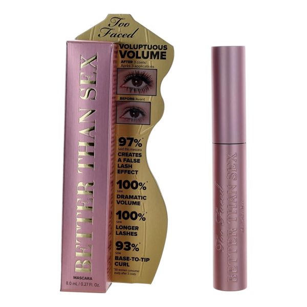 Too Faced Better Than Sex By Too Faced, .27 Oz Volumizing & Lengthening Mascara - Black on Sale