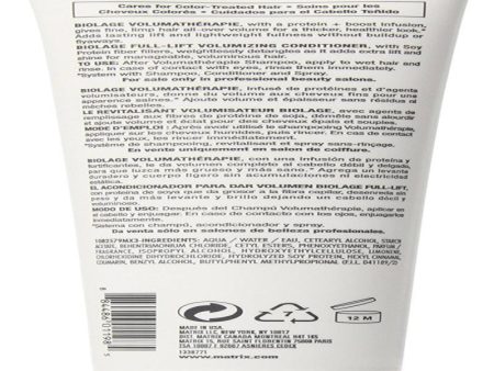 Volumatherapie Full Lift Volumizing Conditioner by Matrix for Unisex - 10.1 oz Conditioner Hot on Sale