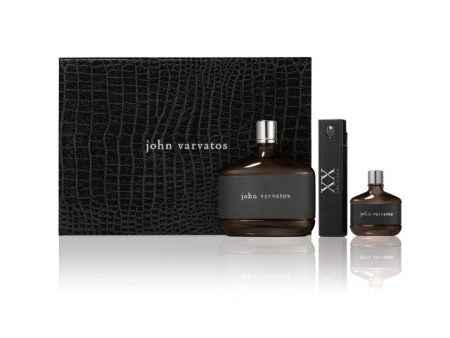 John Varvatos 3 Pcs Set: 4.2 Eau De Toilette Spray + 0.5 Eau De Toilette + Xx 0.57 Eau De Toilette Spray For Discount