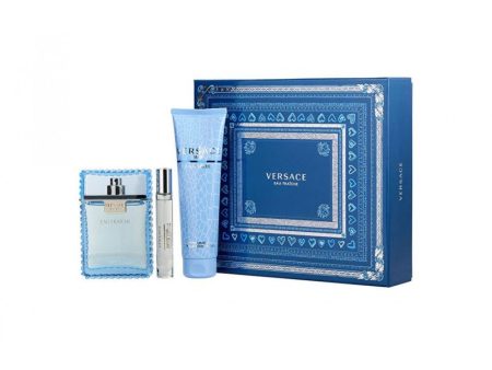 Versace Eau Fraiche Gift Set 3 pc For Cheap