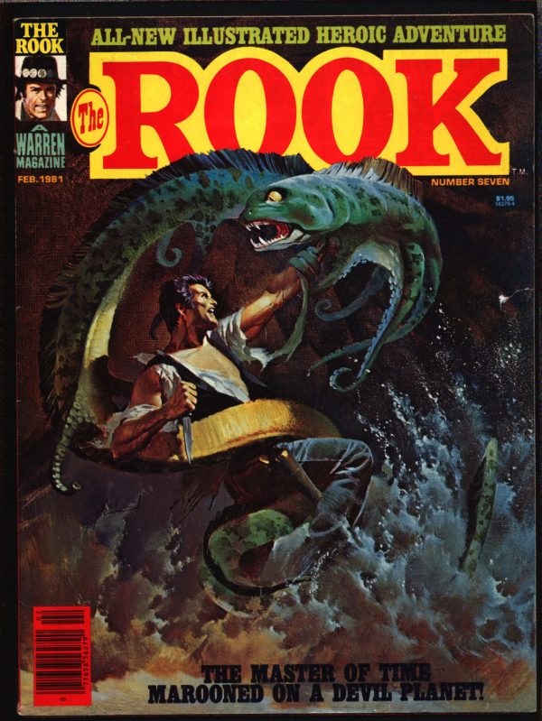 Warren Comics Magazine, The ROOK #7, time-travel, Bill Dubay, Luis Bermejo, Abel Laxamana, Alfredo P. Alcala Hot on Sale