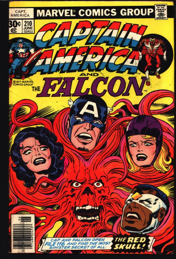 CAPTAIN AMERICA & Falcon Comics #210 Jack KIRBY, Steve Rogers, Hot on Sale