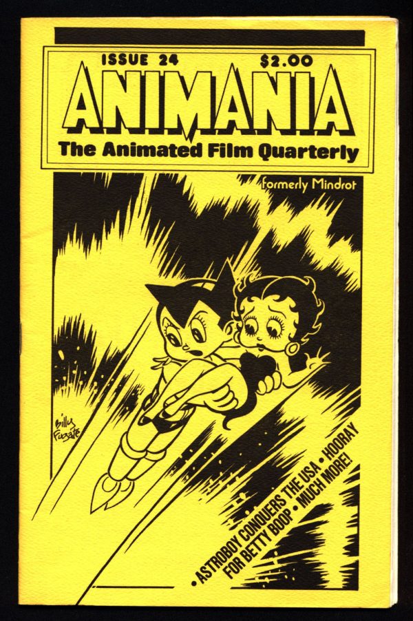 ANIMANIA #5 MINDROT #24 Betty Boop Osama Tezuka Mighty Atom Astroboy Animated Film Quarterly Animation Anime Cartoons on Sale