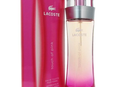 Touch of Pink by Lacoste for Women - 3 oz EDT Spray Discount