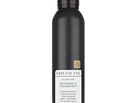 Ultra Fine Workable Hairspray by Kristin Ess for Unisex - 6.7 oz Hair Spray For Discount