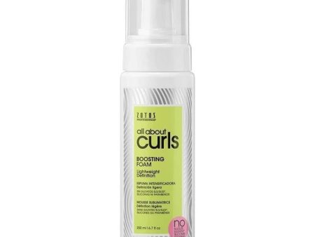 Boosting Foam by All About Curls for Unisex - 6.7 oz Foam Online Hot Sale