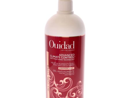 Advanced Climate Control Heat and Humidity Gel - Strong Hold by Ouidad for Unisex - 33.8 oz Gel Online Hot Sale