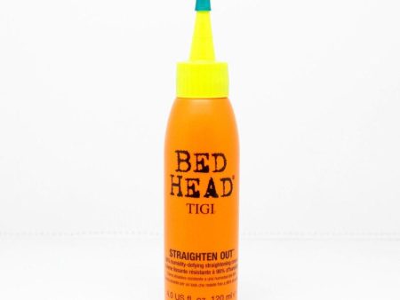 Bed Head Straighten Out - 98% Humidity-Defying Straightening Cream by TIGI for Unisex - 4 oz Cream Online now