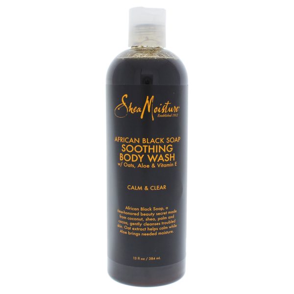 African Black Soap Soothing Body Wash by Shea Moisture for Unisex - 13 oz Body Wash Cheap