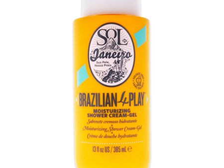 Brazilian 4 Play Moisturizing Shower Cream Gel by Sol de Janeiro for Unisex - 13 oz Shower Gel Cheap