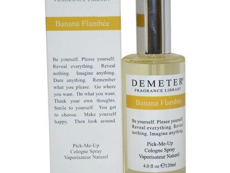 Banana Flambe by Demeter for Women - 4 oz Cologne Spray Hot on Sale