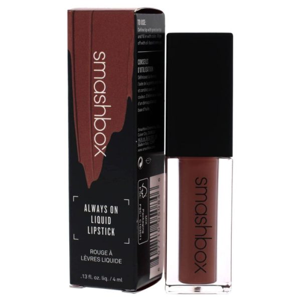 Always On Liquid Lipstick - Stepping Out by SmashBox for Women - 0.13 oz Lipstick Sale