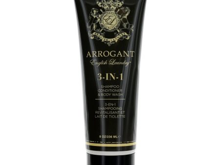 Arrogant By English Laundry, 8 Oz 3 In 1 Shampoo Conditioner, Body Wash For Men For Sale