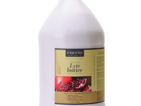 Ultra Sheer Lyte Butter - Pomegranate and Fig by Cuccio Naturale for Unisex - 1 Gallon Body Butter Hot on Sale