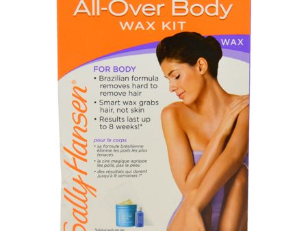 All Over Body Wax Hair Removal Kit by Sally Hansen for Unisex - 1 Pack Hair Removal Hot on Sale