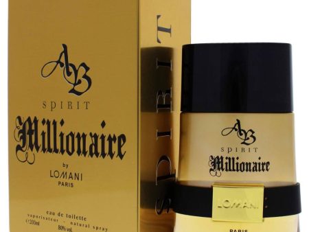 AB Spirit Millionaire by Lomani for Men - 6.6 oz EDT Spray Online