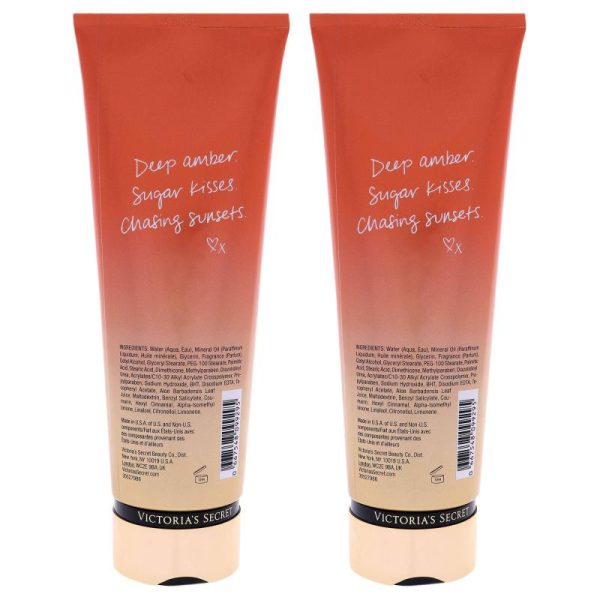 Amber Romance Fragrance Lotion by Victorias Secret for Women - 8 oz Body Lotion - Pack of 2 For Cheap