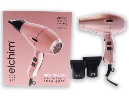 3900 Healthy Ionic Hair Dryer - Venetian Rose Gold by Elchim for Unisex - 1 Pc Hair Dryer Sale