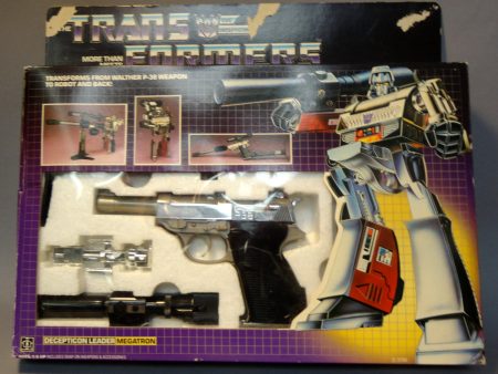 TRANSFORMERS MEGATRON Decepticon Toy Die Cast Plastic transforming Gun Robot M I B 1984 Hasbro Cybertron Takara Tomy Microman MC-12 Gun Robo Discount