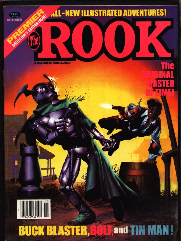 Warren Comics Magazine, The ROOK #1, H. G. Wells, time-travel, Bill Dubay, Alfredo P. Alcala, Lee Elias, Jimmy Janes, Rudy Nebres, Alex Niño For Cheap