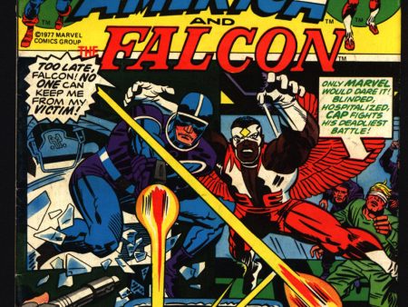 CAPTAIN AMERICA & Falcon Comics #213 Jack KIRBY, Steve Rogers, Agent Sharon Carter, Shield, Red Skull, Night Flyer For Sale