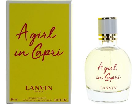 A Girl In Capri By Lanvin, 3 Oz Eau De Toilette Spray For Women Supply