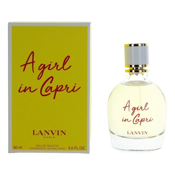 A Girl In Capri By Lanvin, 3 Oz Eau De Toilette Spray For Women Supply