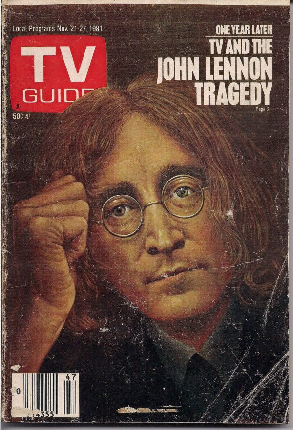 BEATLEmania! John LENNON,TV Guide Magazine Memorial Issue,BEATLES,British Invasion,Mod,Rock and Roll Music Sale