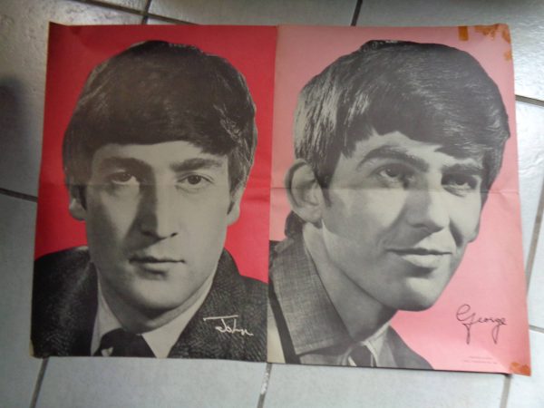 BEATLEmania! 1964, Huge BEATLES Official Poster Set #2,John Lennon,Paul McCartney,George Harrison,Ringo Star,British Invasion,Rock and Roll Discount