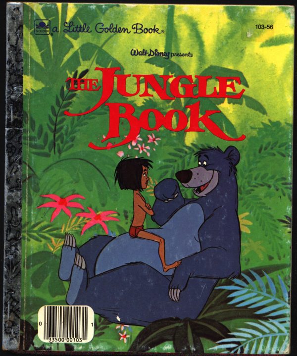 Walt Disney Presents the Jungle Book, Little Golden Readers, Rudyard Kipling,Golden Book,Mowgli,Shere Khan,India,Animated,Cartoon For Cheap