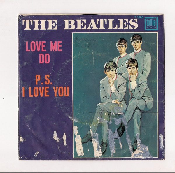 BEATLEmania! 7  Picture Sleeve,Tollie 9008,P. S. I Love You,John Lennon,Paul McCartney,George Harrison,Ringo Starr,British Invasion Cheap