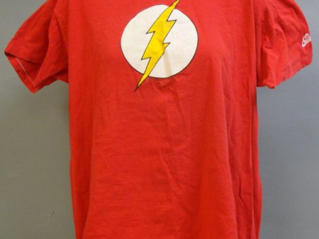 The FLASH Logo DEADSTOCK 1988 DC Comics SuperHero Extra Large X L Tshirt Graphitti Designs Discount