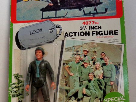 MASH 4077 TV Series,A,Corporal Max KLINGER,Jamie Farr,1982,TriStar Action Figure,Mint in Package,Mobile Army Surgical Hospital,M*A*S*H Online