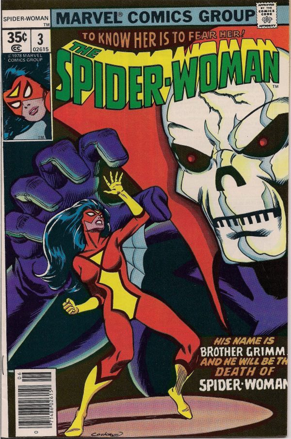 Marvel Comics, SPIDER-WOMAN 3, 1978,Marv Wolfman,Carmine Infantino, Jessica Drew,1st Brothers Grimm, Jacob Dolly,William Dolly, Hydra Online Sale