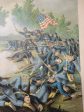 KURZ & ALLISON Original 1891 CHROMOLITHOGRAPH of the Civil War “Battle of Kenesaw Mountain” June 27th, 1864 General Sherman Online Sale