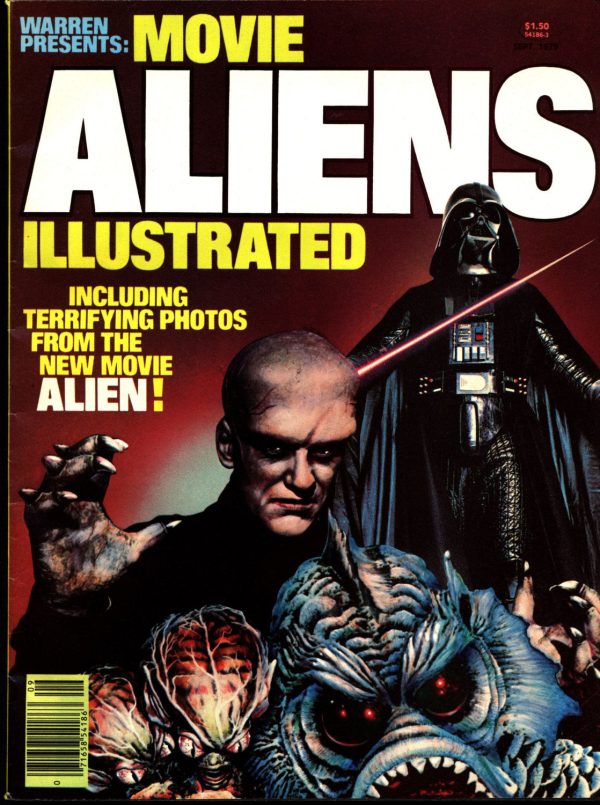 Warren Presents ALIENS Illustrated 1979 Alien Ridley Scott H R Giger Sigourney Weaver Star Wars The Thing Saucermen Martians Invaders Online Sale