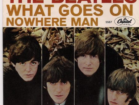 BEATLEmania! 7  Picture Sleeve Beatles,Nowhere Man-What Goes On,John Lennon,Paul McCartney,George Harrison,Ringo Starr,British Invasion Cheap