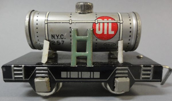 Made in Japan Early 1960s HAJI Tin Litho battery operated NEW YORK Central Train set Fashion