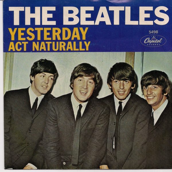 BEATLEmania! 7  Picture Sleeve,YESTERDAY,Act Naturally,John Lennon,Paul McCartney,George Harrison,Ringo Starr,British Invasion For Sale