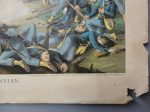 KURZ & ALLISON Original 1891 CHROMOLITHOGRAPH of the Civil War “Battle of Kenesaw Mountain” June 27th, 1864 General Sherman Online Sale