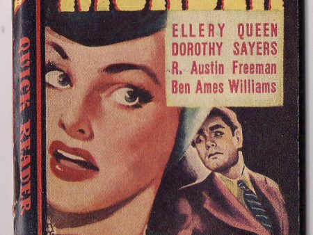 Time Out for MURDER, ELLERY QUEEN, Dorothy L. Sayers, Quick Readers #120,  Detective Mystery, Crime Noir. Pulp Fiction Hot on Sale