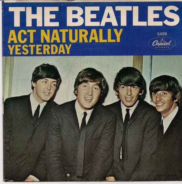 BEATLEmania! 7  Picture Sleeve,YESTERDAY,Act Naturally,John Lennon,Paul McCartney,George Harrison,Ringo Starr,British Invasion For Sale