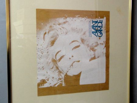 AVANT GARDE #2 Marilyn Monroe Trip Pop Art 1968 Bert Stern Framed Printers PROOF of Magazine Cover on Sale