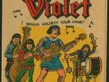 WALLY WOOD, Krazy Little Comics, RARE 1967 Topps, Prince Violet, Roy Thomas, Prince Valiant Parody A, Limited Distribution Regional Test Online now