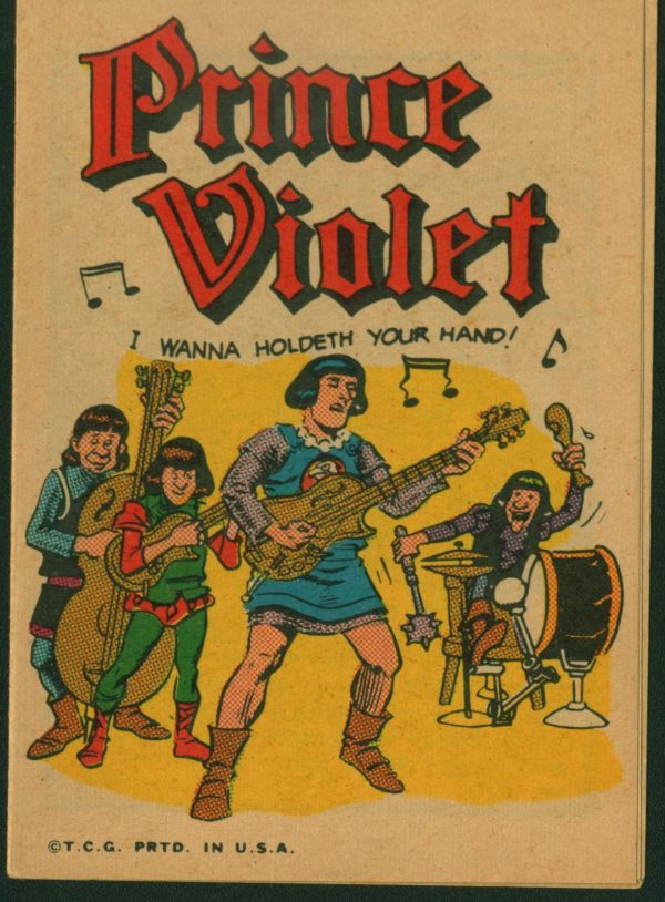 WALLY WOOD, Krazy Little Comics, RARE 1967 Topps, Prince Violet, Roy Thomas, Prince Valiant Parody A, Limited Distribution Regional Test Online now