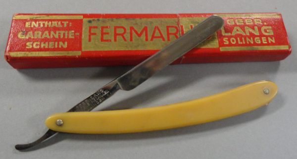 Vintage German 11 16  Gebr. Lang Solingen straight RAZOR Like New Cheap